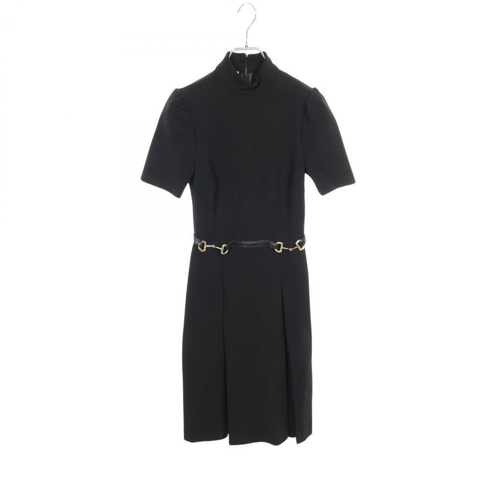 Gucci Horsebit Short Sleeve Dress Rayon #373695G60B